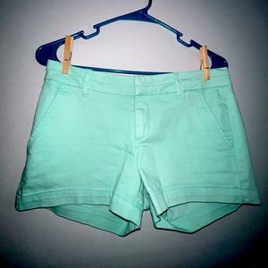 Teal shorts
